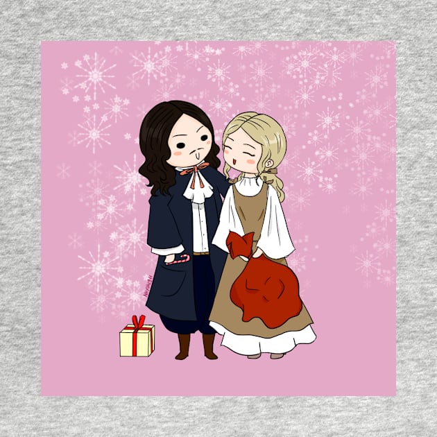 Chibi Fabien & Claudine XMAS by Nayuki911